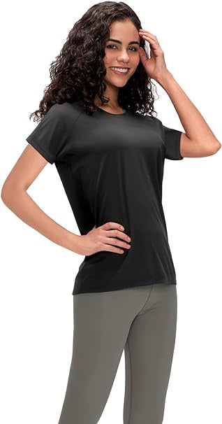 Boyzn Women's Short Sleeve Workout Running Shirts