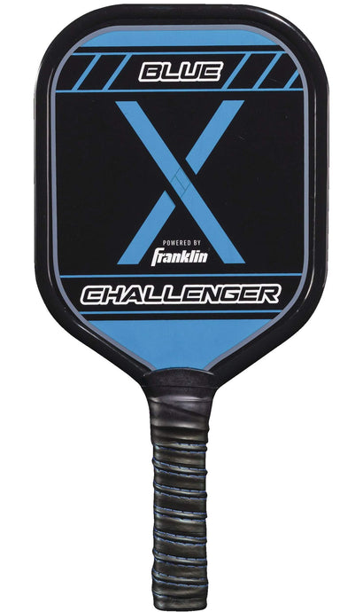 Franklin Challenger Aluminum Pickleball Paddle/Racket w/ Soft Grip, USAPA Approved, Blue