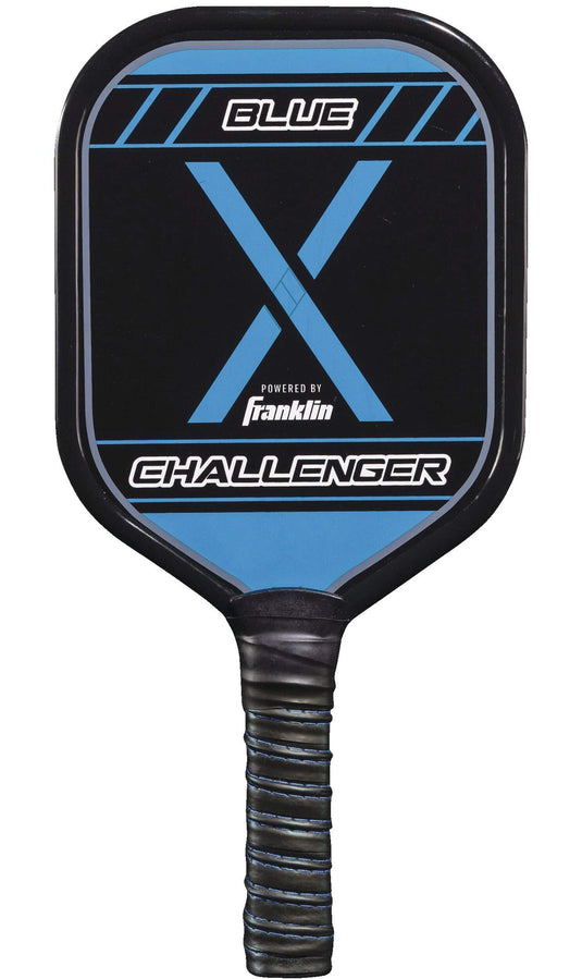 Franklin Challenger Aluminum Pickleball Paddle/Racket w/ Soft Grip, USAPA Approved, Blue