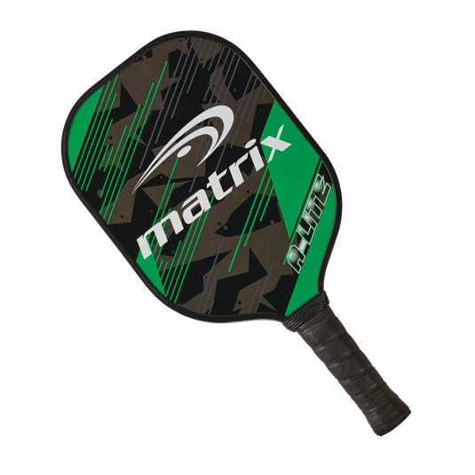 Matrix A-Lite Lightweight Aluminum & Fibreglass Pickleball Paddle/Racket w/ Soft Grip, Green